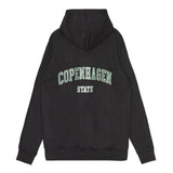 BLACK/GREEN ZIP-HOODIE